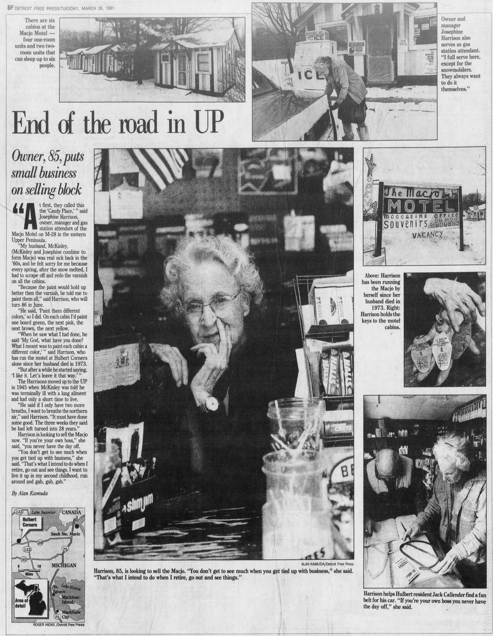 MacJo Motel - 1991 Article On Sale (newer photo)